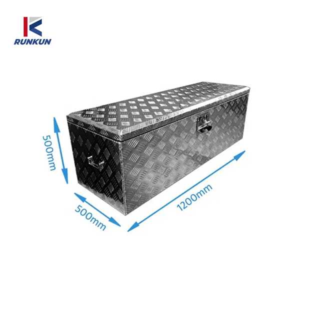 Caja de herramientas de aluminio Almacenamiento Caja de herramientas-Camión Ute Van Remolque